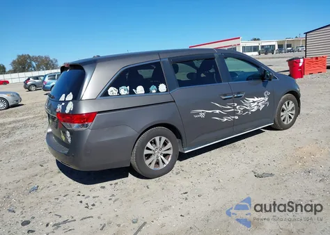 2015 Honda Odyssey Ex-L из США, поврежденный, VIN 5FNRL5H61FB017825